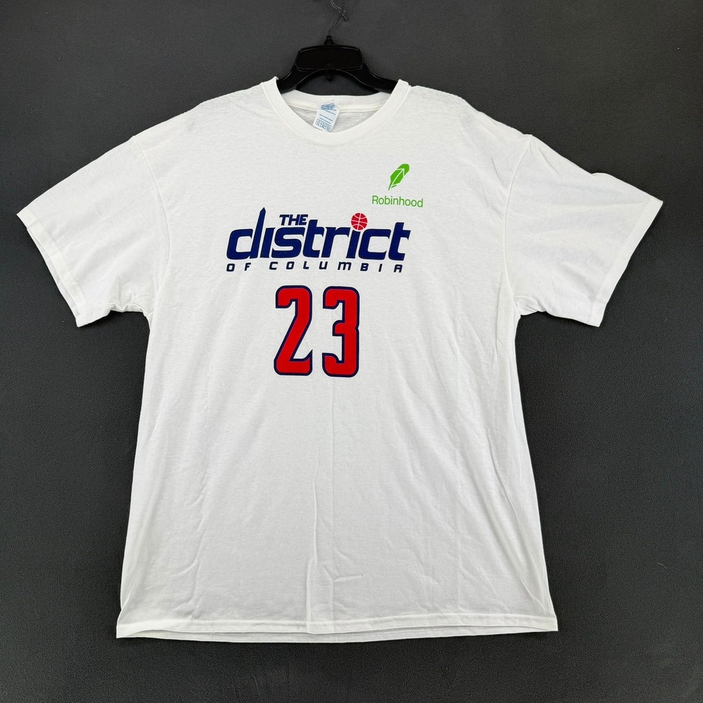 Delta Pro Weight The District of Columbia 23 Robinhood T-Shirt White XL Mens